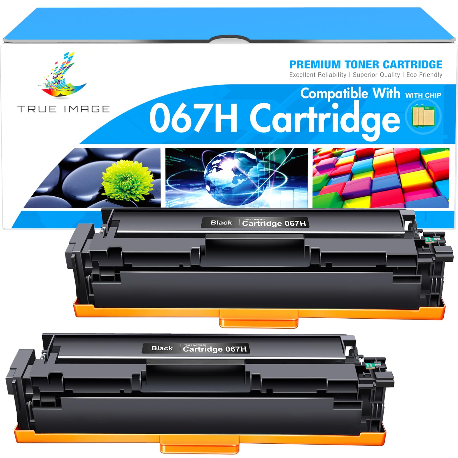 Amazon.com: 067H 067 Black Toner Cartridge 2 Pack LBP632CDW